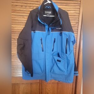 Clam Ice Armor Edge Winter Ice Fishing Jacket With Hood Size Large
